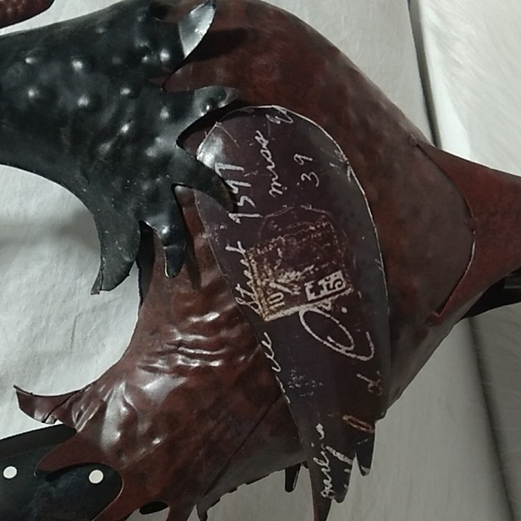 Metal Tall Rooster Home/Yard Decor GUC - Picture 5 of 16